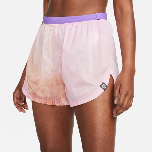 Nike Woman's Trail Repel Shorts Running Mid-Rise 3" Lined Purple DX1021-756 - Picture 1 of 7